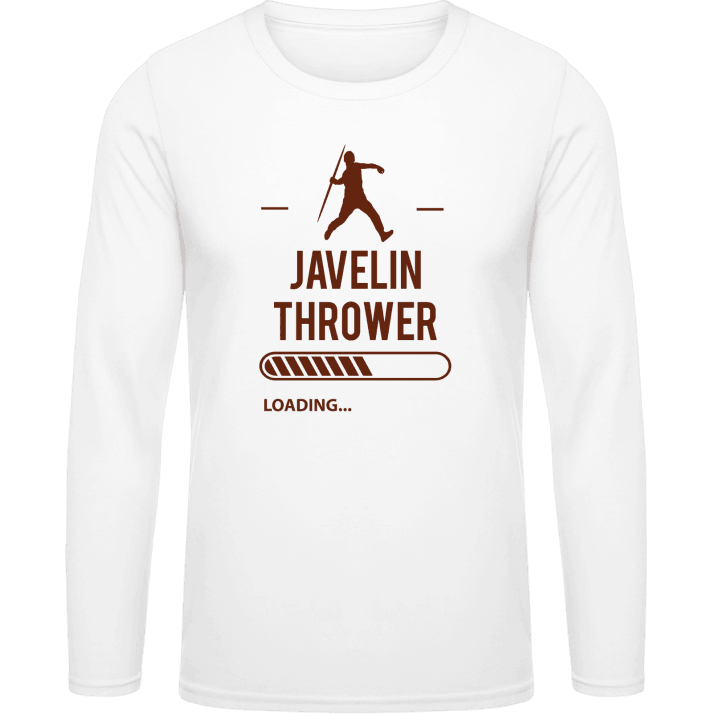 Javelin Thrower Loading Langermet skjorte contain pic