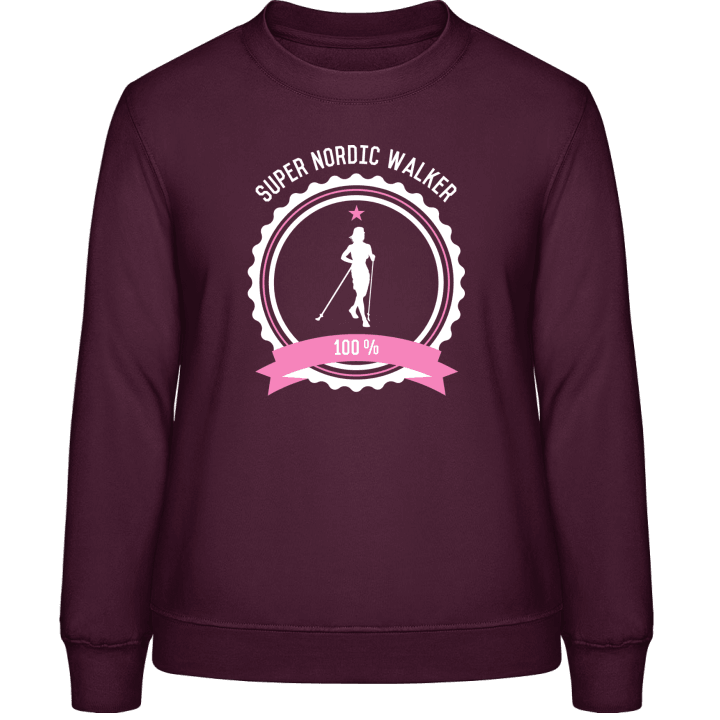 Super Nordic Walker Frauen Sweatshirt contain pic