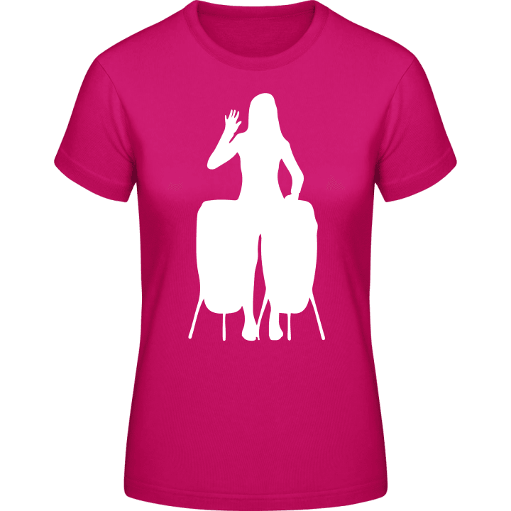 Percussion Silhouette Female Vrouwen T-shirt 0 image