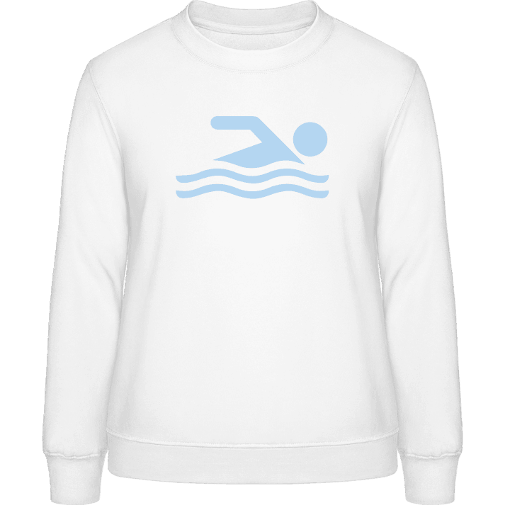 Swimmer Icon Sweatshirt för kvinnor contain pic