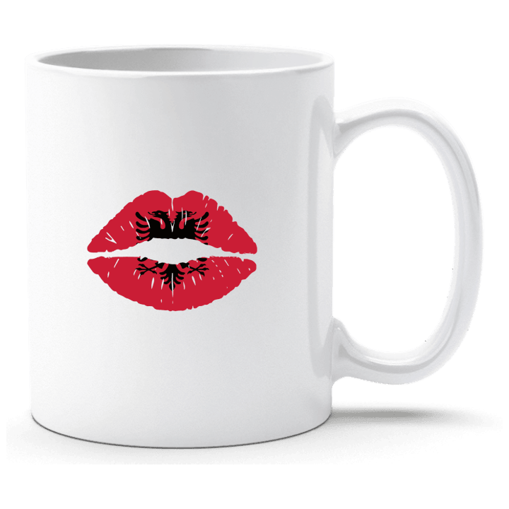 Albanian Kiss Flag Cup contain pic