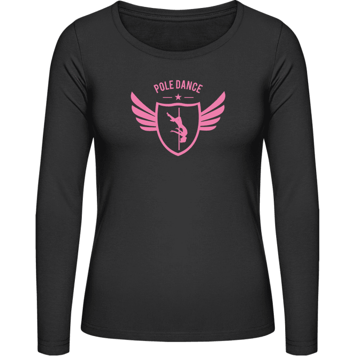Pole Dance Winged Vrouwen Lange Mouw Shirt contain pic