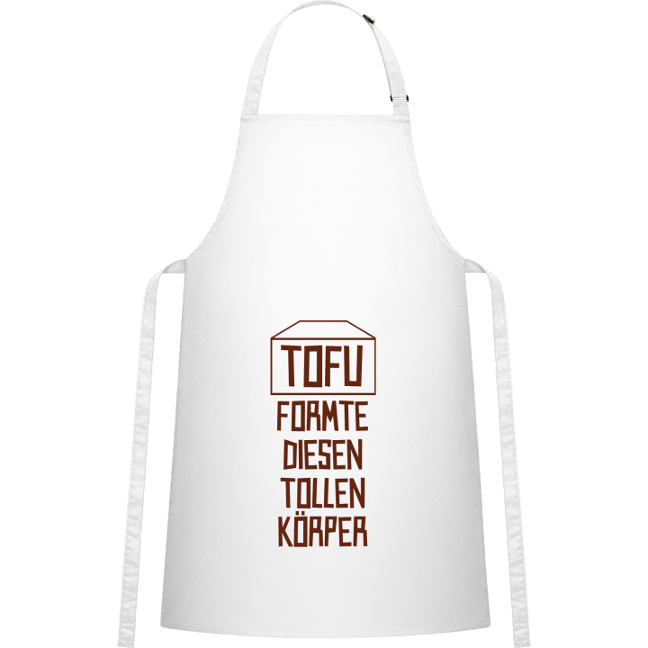 Tofu formte diesen tollen Körper Kochschürze 0 image