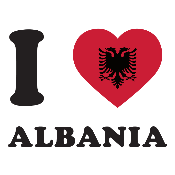 I Love Albania Sweat à capuche pour femme 0 image