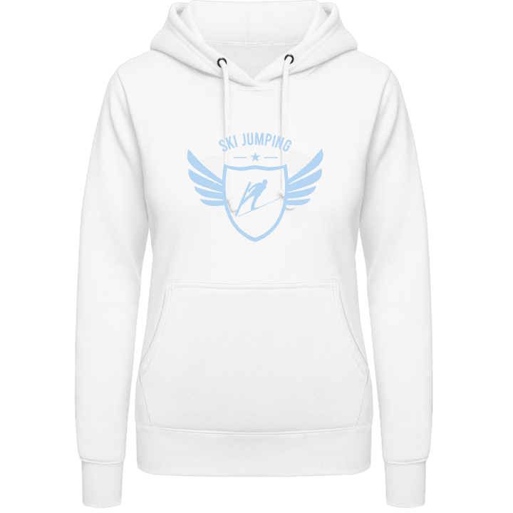 Ski Jumping Winged Women Hoodie contain pic