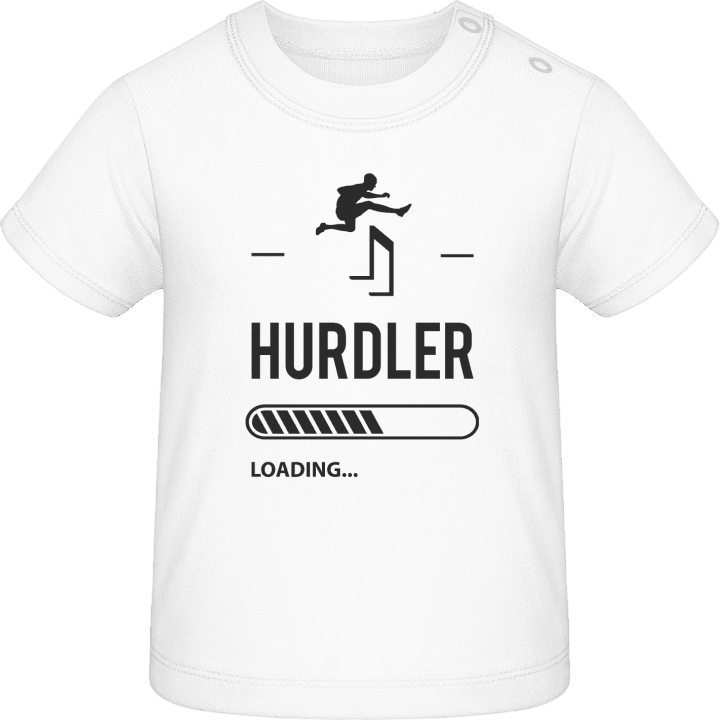 Hurdler Loading Camiseta de bebé contain pic