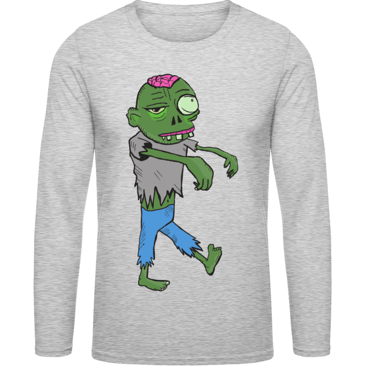 Zombie Comic Character Shirt met lange mouwen 0 image