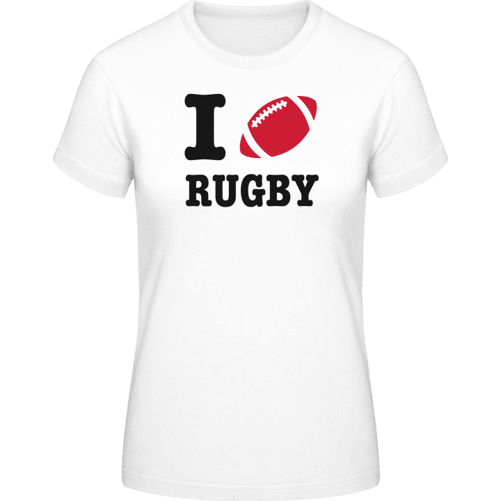I Love Rugby T-shirt för kvinnor 0 image