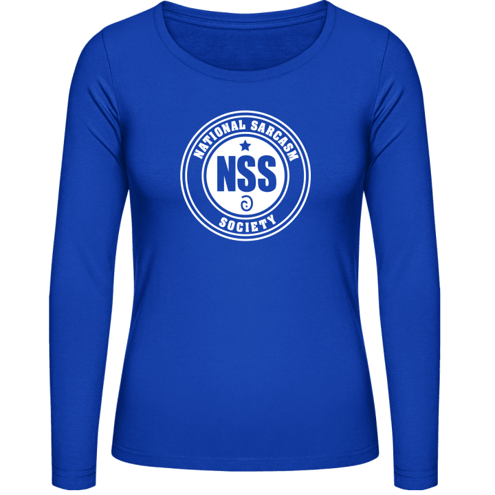 National Sarcasm Society Langermet skjorte for kvinner 0 image
