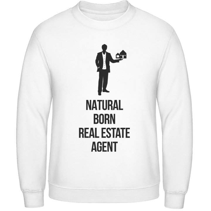 Natural Born Real Estate Agent Tröja contain pic