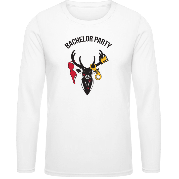 Bachelor Party Stag T-shirt à manches longues contain pic