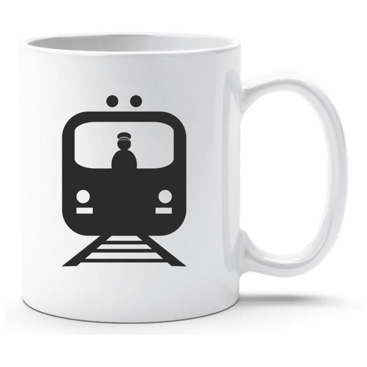 Train Driver Silhouette Cup contain pic