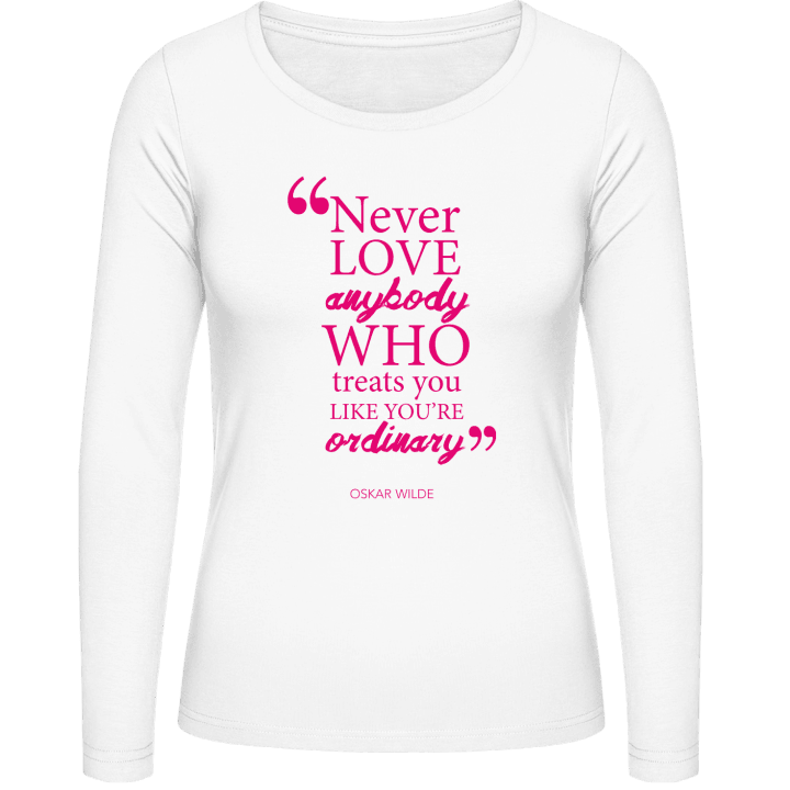 Like You Are Ordinary Vrouwen Lange Mouw Shirt contain pic