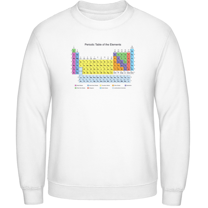 Periodic Table of the Elements Sweatshirt contain pic