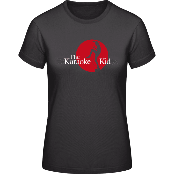 Karaoke Kid Vrouwen T-shirt contain pic