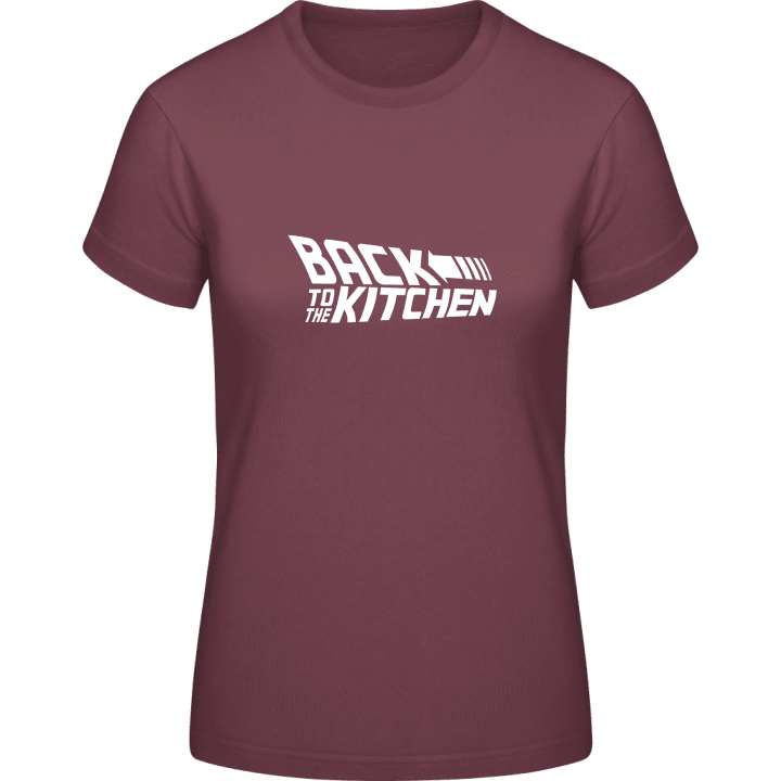 Back To The Kitchen T-skjorte for kvinner contain pic