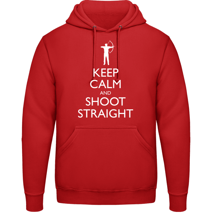 Keep Calm And Shoot Straight Huvtröja contain pic