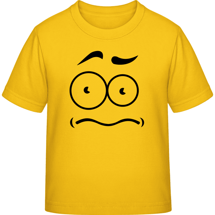 Smiley Face Puzzled Kinder T-Shirt contain pic