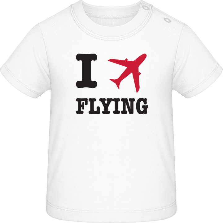 I Love Flying Baby T-skjorte 0 image