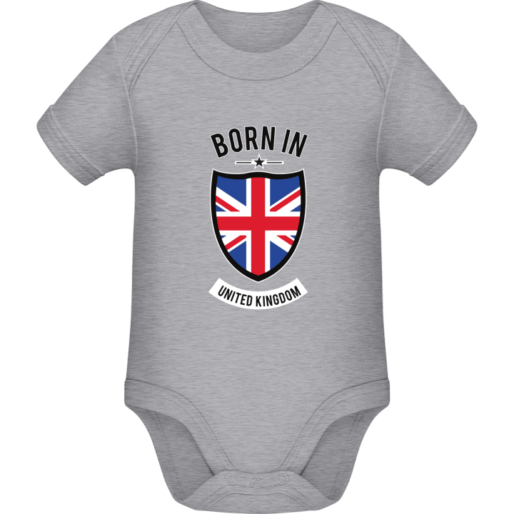 Born in United Kingdom Baby Strampler contain pic