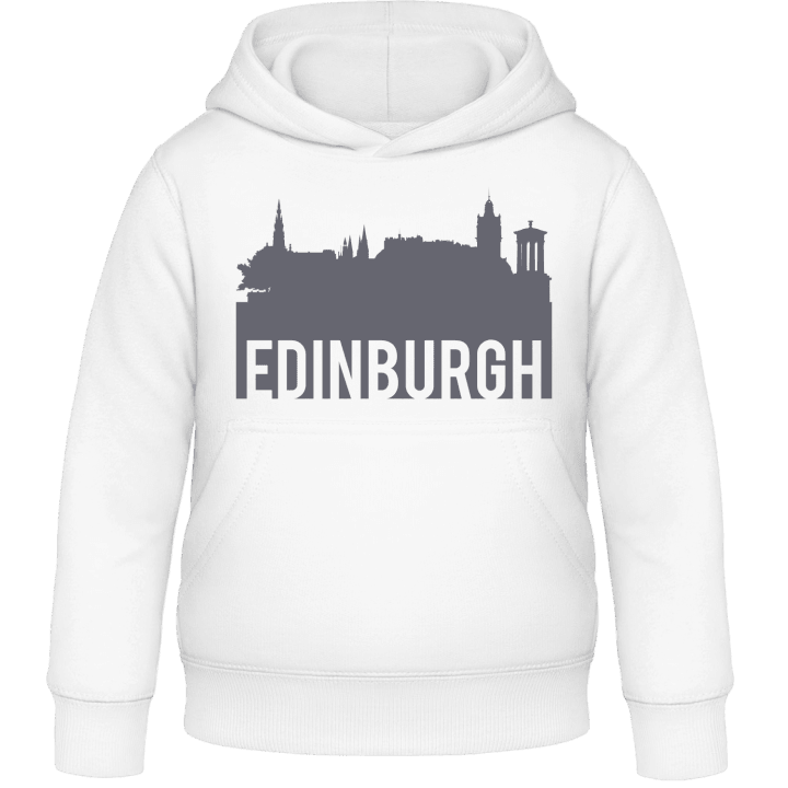 Edinburgh City Skyline Felpa con cappuccio per bambini contain pic