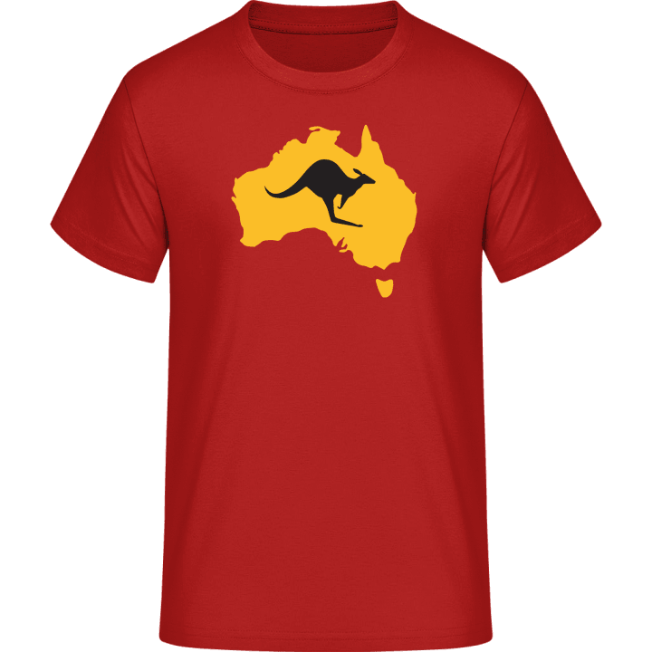Australian Map with Kangaroo T-shirt 0 image