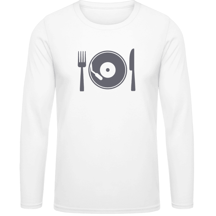 Vinyl Food Langermet skjorte contain pic