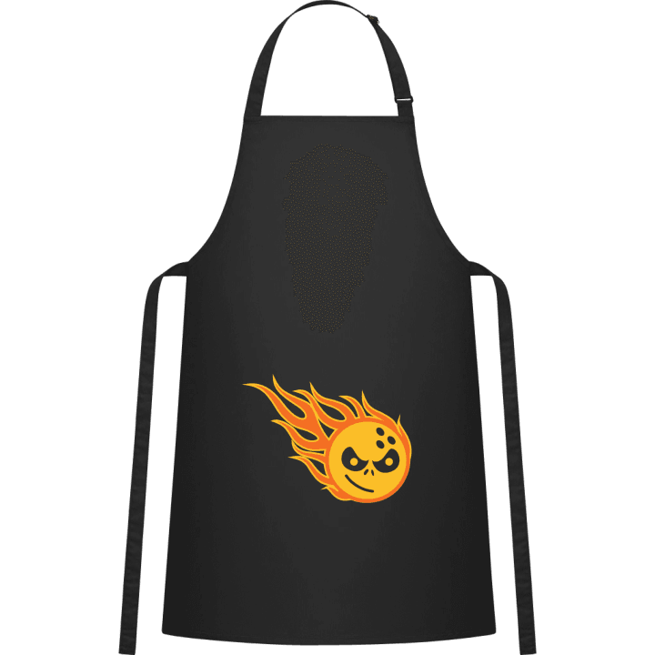 Bowling Ball on Fire Förkläde för matlagning contain pic