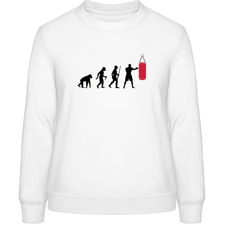 Evolution of Boxing Frauen Sweatshirt contain pic