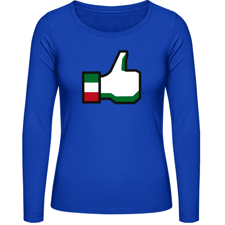 Italia Like Camisa de manga larga para mujer contain pic