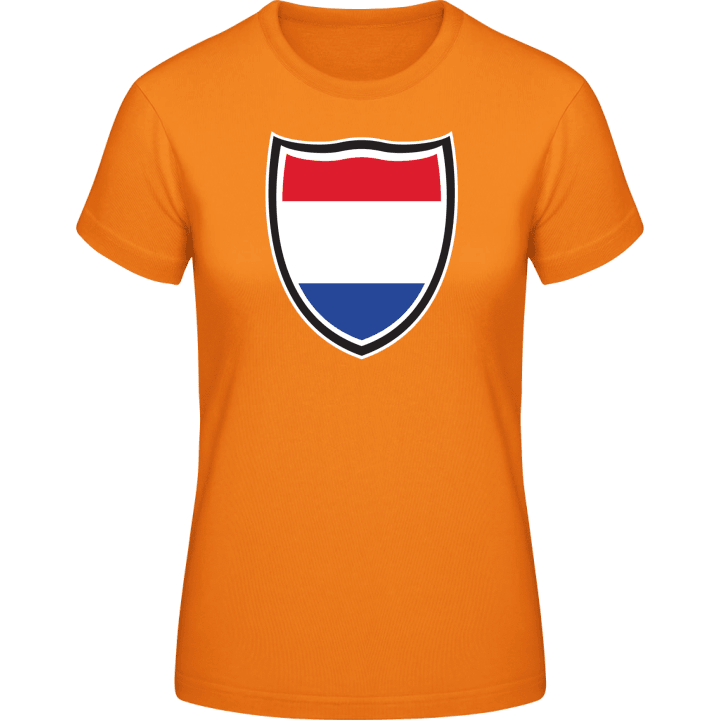 Netherlands Shield Flag Frauen T-Shirt contain pic