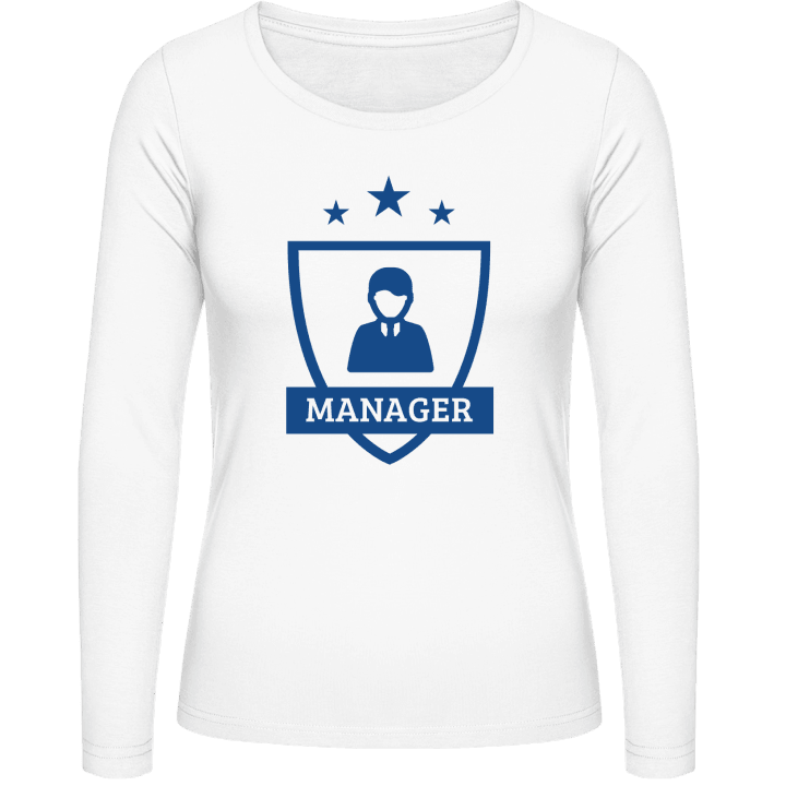 Manager Coat Of Arms T-shirt à manches longues pour femmes contain pic