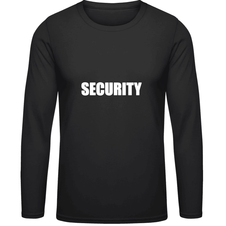 Security Guard Langarmshirt contain pic