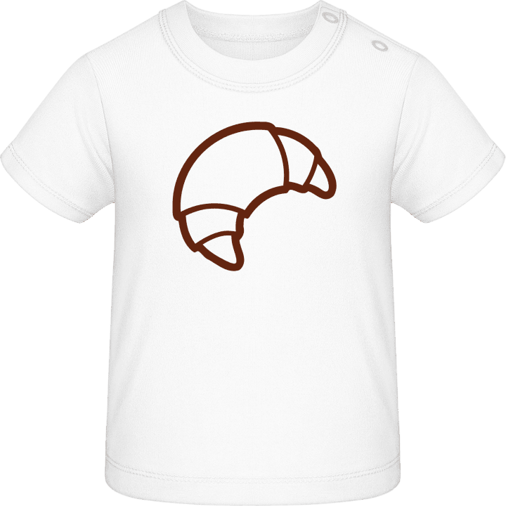 Croissant Outline T-shirt för bebisar contain pic