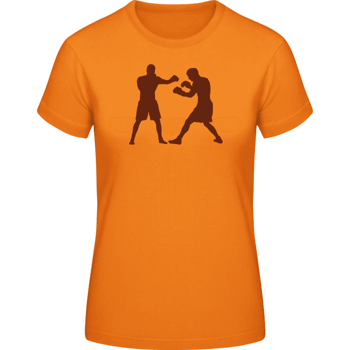 Boxing Scene T-shirt för kvinnor contain pic