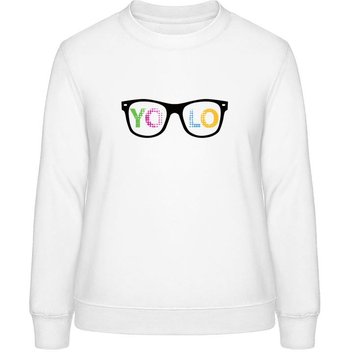 YOLO Glasses Sweatshirt för kvinnor 0 image