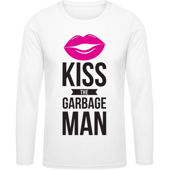 Kiss The Garbage Man Langermet skjorte contain pic