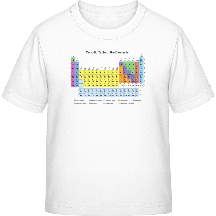 Periodic Table of the Elements Maglietta per bambini contain pic