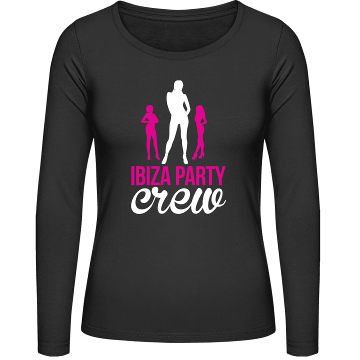 Ibiza Party Crew Langermet skjorte for kvinner contain pic