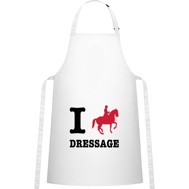 I Love Dressage Delantal de cocina contain pic