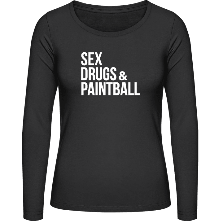 Sex Drugs And Paintball Langermet skjorte for kvinner contain pic