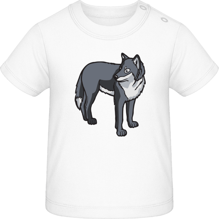 Wolf Illustration Baby T-shirt 0 image