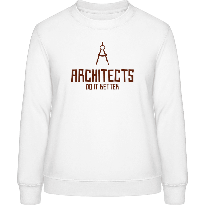 Architects Do It Better Sweat-shirt pour femme contain pic