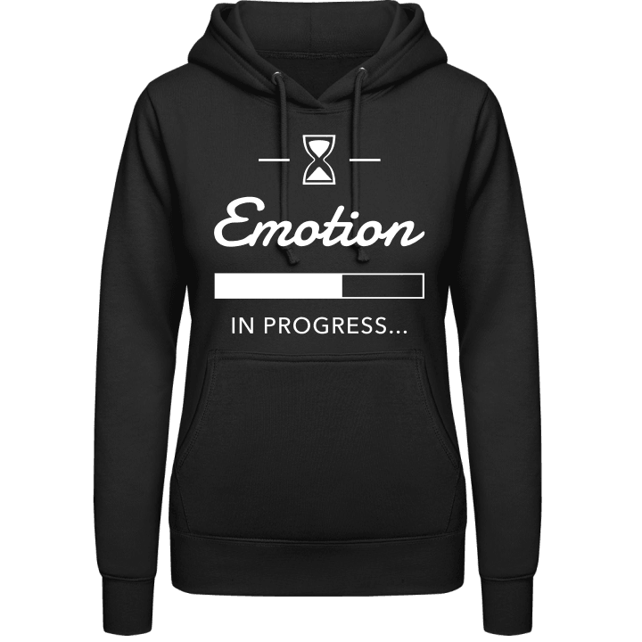 Emotion in Progress Vrouwen Hoodie contain pic