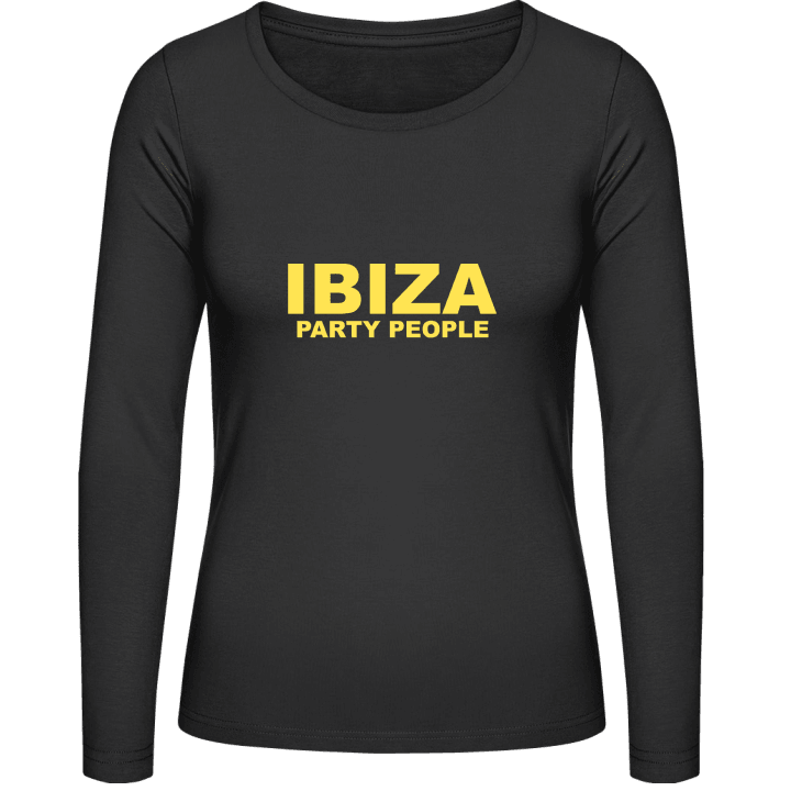 Ibiza Party People Frauen Langarmshirt contain pic