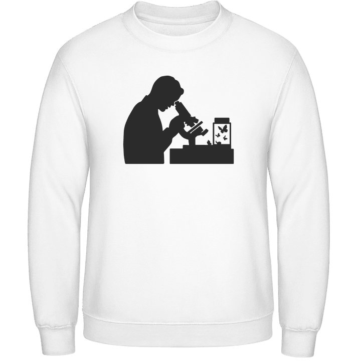Biologist Silhouette Sweatshirt contain pic