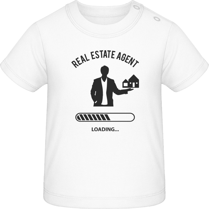 Real Estate Agent Loading Camiseta de bebé contain pic