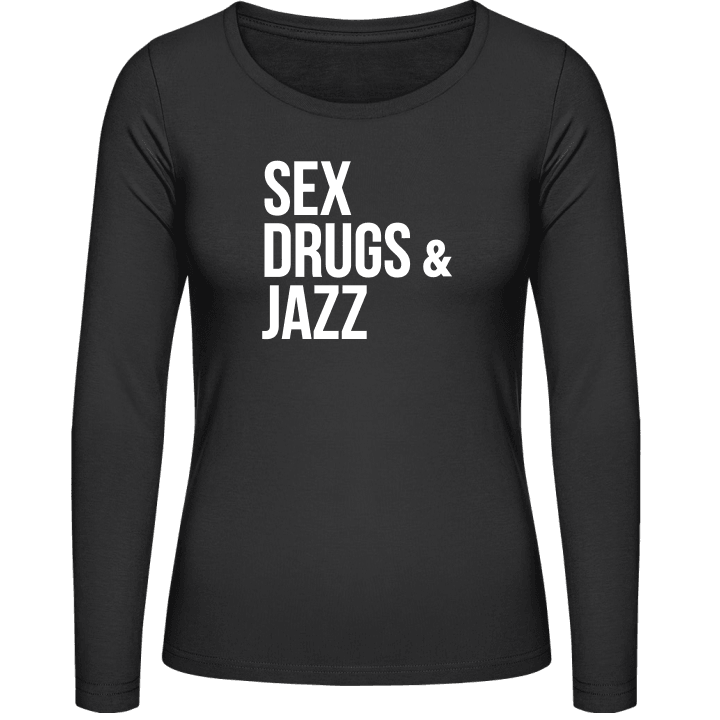 Sex Drugs Jazz T-shirt à manches longues pour femmes contain pic