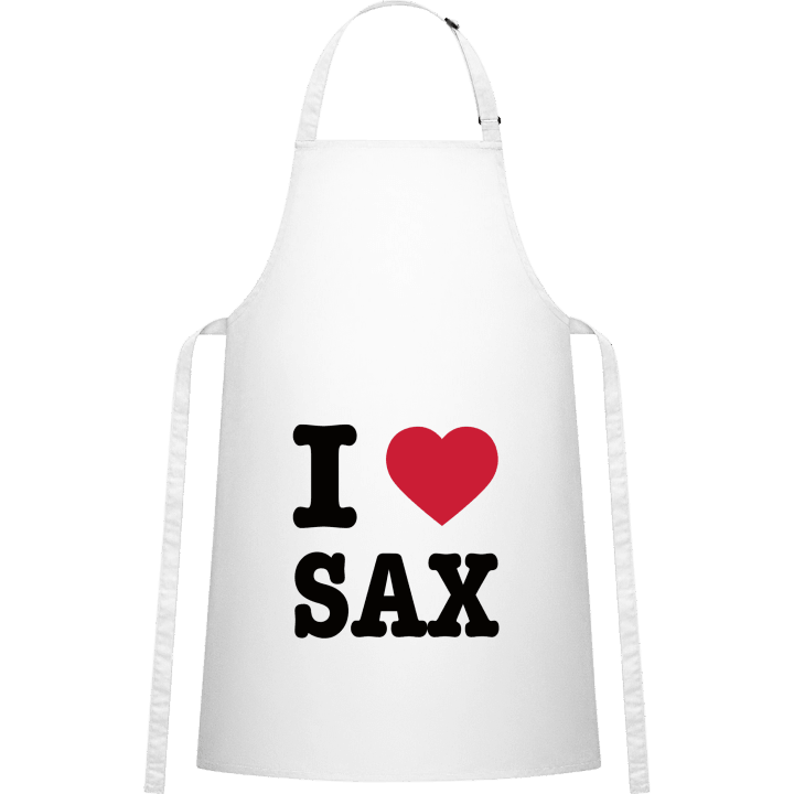 I Love Sax Delantal de cocina contain pic