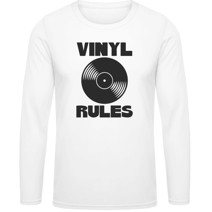 Vinyl Rules T-shirt à manches longues contain pic